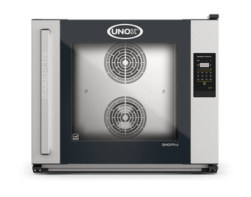 Cuptor UNOX pentru patiserie BAKERLUX SHOP.Pro GO 6 tăvi 600×400 alimentare electrică — balama stânga · XEFR-06EU-EGLN