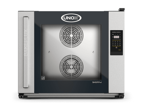 Cuptor UNOX pentru patiserie BAKERLUX SHOP.Pro GO 6 tăvi 600×400 alimentare electrică — balama stânga · XEFR-06EU-EGLN