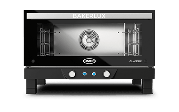 Cuptor UNOX pentru patiserie BAKERLUX CLASSIC convecție 3 tăvi 600×400 alimentare electrică — ușă rabatabilă · XENA-03EU-MADN — model nou 2026