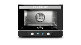 Cuptor UNOX pentru patiserie BAKERLUX CLASSIC convecție 3 tăvi 460×330 alimentare electrică — ușă rabatabilă · XENA-03HS-MADN — model nou 2026