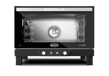 Cuptor UNOX pentru patiserie BAKERLUX CLASSIC convecție 4 tăvi 600×400 alimentare electrică — ușă rabatabilă · XENA-04EU-EADN — model nou 2026