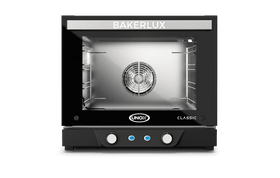 Cuptor UNOX pentru patiserie BAKERLUX CLASSIC convecție 4 tăvi 460×330 alimentare electrică — ușă rabatabilă · XENA-04HS-MADN — model nou 2026