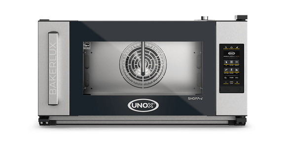 Cuptor UNOX pentru patiserie BAKERLUX SHOP.Pro MASTER 3 tăvi 600×400 alimentare electrică — balama stânga · XEFR-03EU-EMLV-MT