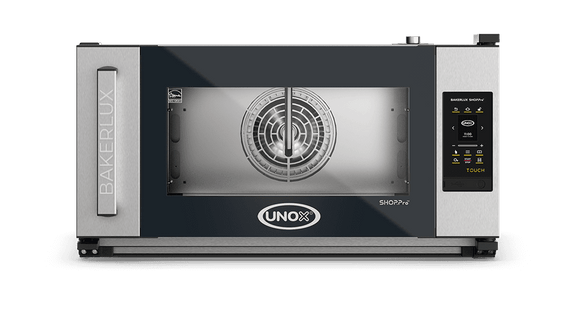 Cuptor UNOX pentru patiserie BAKERLUX SHOP.Pro TOUCH 3 tăvi 600×400 alimentare electrică — balama stânga · XEFR-03EU-ETLV-MT