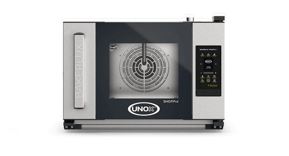 Cuptor UNOX pentru patiserie BAKERLUX SHOP.Pro TOUCH 3 tăvi 460×330 alimentare electrică — balama stânga · XEFR-03HS-ETLV