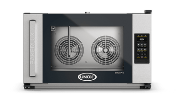 Cuptor UNOX pentru patiserie BAKERLUX SHOP.Pro MASTER 4 tăvi 600×400 alimentare electrică — balama stânga · XEFR-04EU-EMLV-MT
