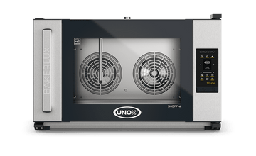 Cuptor UNOX pentru patiserie BAKERLUX SHOP.Pro TOUCH 4 tăvi 600×400 alimentare electrică — balama stânga · XEFR-04EU-ETLV