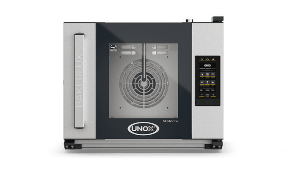 Cuptor UNOX pentru patiserie BAKERLUX SHOP.Pro MASTER 4 tăvi 460×330 alimentare electrică — balama stânga · XEFR-04HS-EMLV