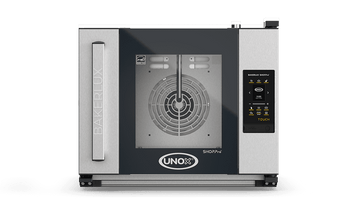 Cuptor UNOX pentru patiserie BAKERLUX SHOP.Pro TOUCH 4 tăvi 460×330 alimentare electrică — balama stânga · XEFR-04HS-ETLV