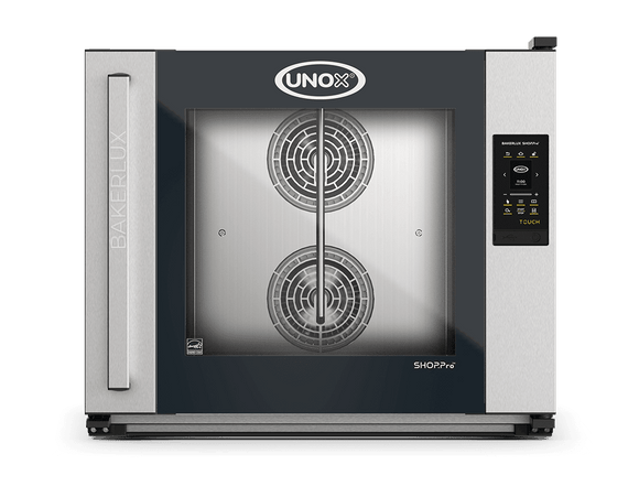 Cuptor UNOX pentru patiserie BAKERLUX SHOP.Pro TOUCH 6 tăvi 600×400 alimentare electrică — balama stânga · XEFR-06EU-ETLV-MT