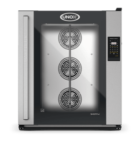 Cuptor UNOX pentru patiserie BAKERLUX SHOP.Pro LED 10 tăvi 600×400 alimentare electrică — balama stânga · XEFR-10EU-ELLV