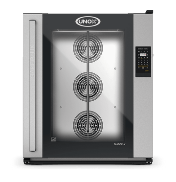 Cuptor UNOX pentru patiserie BAKERLUX SHOP.Pro LED 10 tăvi 600×400 alimentare electrică — balama stânga · XEFR-10EU-ELLV