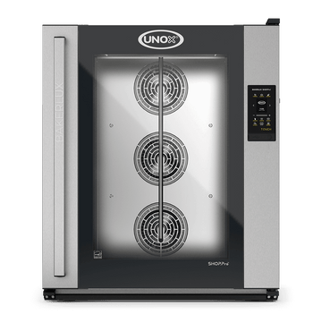 Cuptor UNOX pentru patiserie BAKERLUX SHOP.Pro TOUCH 10 tăvi 600×400 alimentare electrică — balama stânga · XEFR-10EU-ETLV