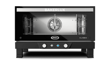 Cuptor UNOX pentru patiserie BAKERLUX CLASSIC convecție cu umiditate 3 tăvi 600×400 alimentare electrică — ușă rabatabilă · XENA-03EU-MADP — model nou 2026