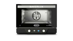 Cuptor UNOX pentru patiserie BAKERLUX CLASSIC convecție cu umiditate 3 tăvi 460×330 alimentare electrică — ușă rabatabilă · XENA-03HS-MADP — model nou 2026