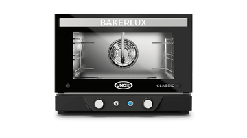 Cuptor UNOX pentru patiserie BAKERLUX CLASSIC convecție cu umiditate 3 tăvi 460×330 alimentare electrică — ușă rabatabilă · XENA-03HS-MADP — model nou 2026