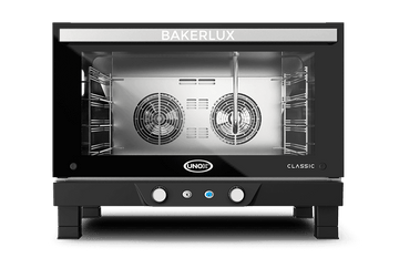 Cuptor UNOX pentru patiserie BAKERLUX CLASSIC convecție cu umiditate 4 tăvi 600×400 alimentare electrică — ușă rabatabilă · XENA-04EU-EADP — model nou 2026