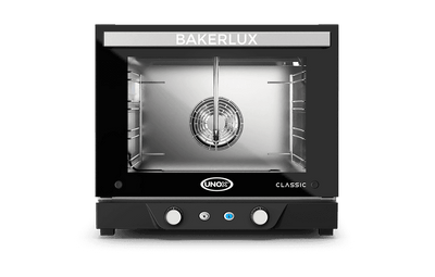 Cuptor UNOX pentru patiserie BAKERLUX CLASSIC convecție cu umiditate 4 tăvi 460×330 alimentare electrică — ușă rabatabilă · XENA-04HS-MADP — model nou 2026
