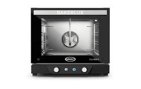 Cuptor UNOX pentru patiserie BAKERLUX CLASSIC convecție cu umiditate 4 tăvi 460×330 alimentare electrică — ușă rabatabilă · XENA-04HS-MADV — model nou 2026