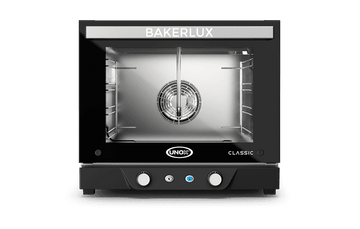 Cuptor UNOX pentru patiserie BAKERLUX CLASSIC convecție cu umiditate 4 tăvi 460×330 alimentare electrică — ușă rabatabilă · XENA-04HS-MADV — model nou 2026