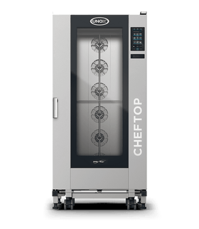 Cuptor UNOX pentru bucătărie CHEFTOP MIND.Maps PLUS BIG 20 tăvi GN 1/1 alimentare electrică comenzi digitale — balama stânga 220-240V