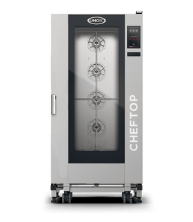 Cuptor UNOX pentru bucătărie CHEFTOP MIND.Maps ONE BIG 20 tăvi GN 1/1 alimentare electrică comenzi digitale ONE — balama stânga
