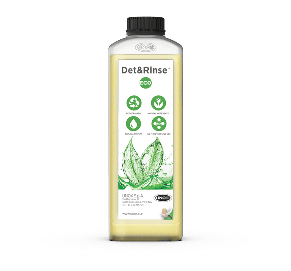 Detergent UNOX DET&Rinse ECO pentru spălarea automată a cuptoarelor · DB1018A0