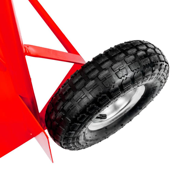 Carucior transport pliabil 2in1 depozit tip roaba 250 kg rosu