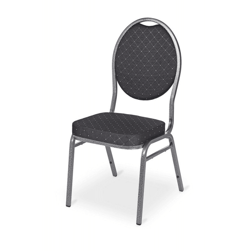 Scaun pentru evenimente HERMAN black, cadru metalic, capacitate 200 kg. - eurogastro.ro