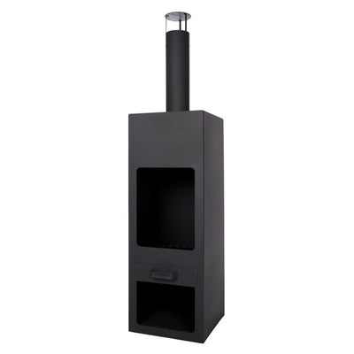 Semineu de gradina RedFire Jersey XXL negru, inalt, vazut in studio