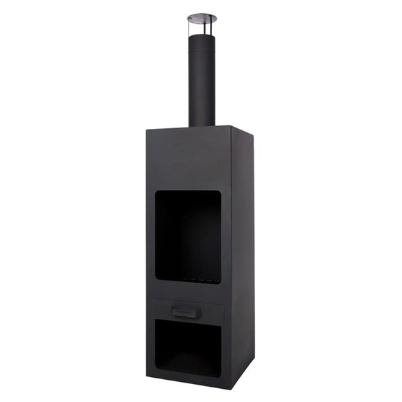 Semineu de gradina RedFire Jersey XXL negru, inalt, vazut in studio