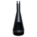 Semineu de gradina RedFire Kingston Medium negru, conic, cu cos inalt si compartiment pentru lemne la baza