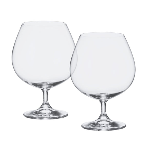 Set 2 pahare cognac 690 ml, Ø72 / H 155 mm - Bohemia fashion