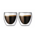 Set 2 pahare espresso 70 ml, sticla cu pereti dublii-1