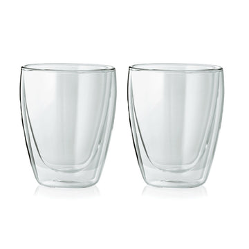 Set 2 cesti cappucino 230ml, sticla cu pereti dublii Setul de 2 cesti cappuccino
