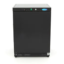 Congelator vertical Maxima, 200 litri, 2 polite fixe, negru, 302 W