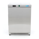 Congelator vertical Maxima, 200 litri, 2 polite fixe, inox, 302 W