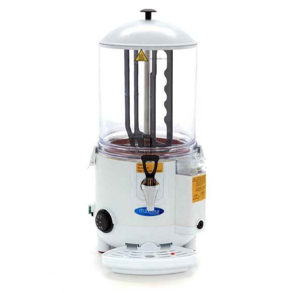 Dozator de ciocolata calda - 10L, alb, incalzire tip bain marie pe aburi