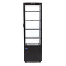 Vitrina refrigerata, 235 Litri, cu iluminare, H 170 cm, negru-2