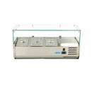 Vitrina refrigerata de banc pentru ingrediente Maxima, 95cm, 3 cuve GN 1/3, 87 litri, 230V