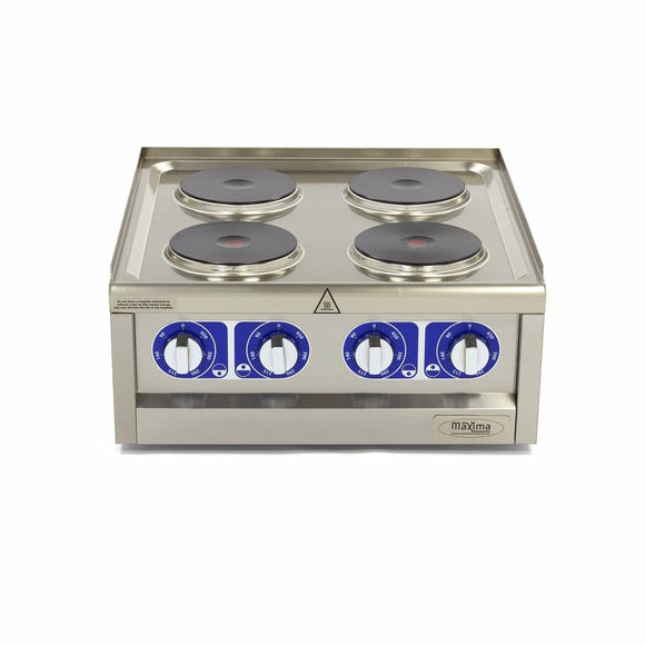 Masina de gatit electrica cu 4 plite Maxima, linia 600, 60cm, 380V, 7kW