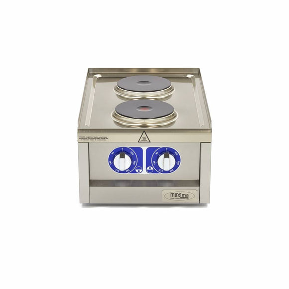 Masina de gatit electrica cu 2 plite Maxima, linia 600, 40cm, 230V, 3,5kW