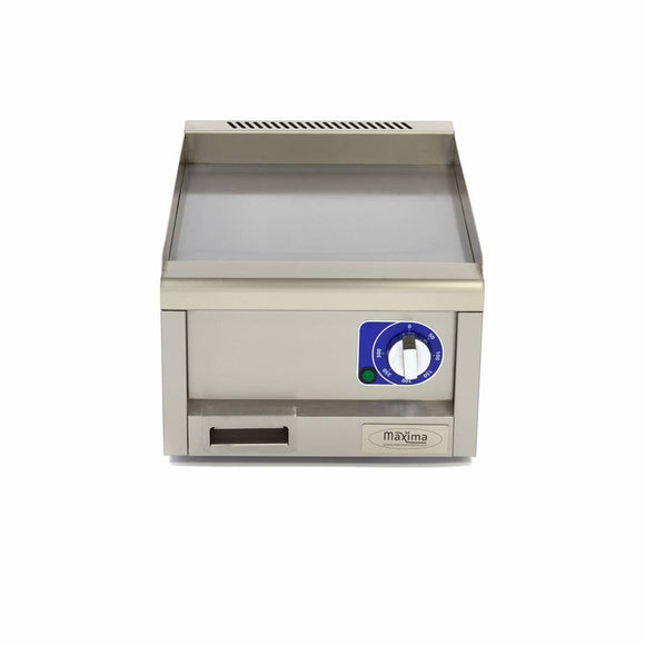 Plita fry top electric Maxima, neted, linia 600, 40cm, 230V, 3kW