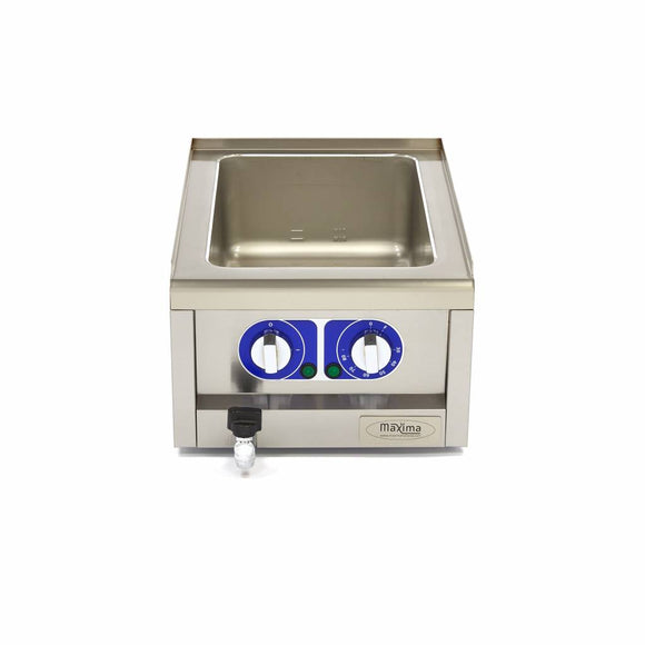Bain Marie electric Maxima, linia 600, 40cm, robinet de golire, 1,5kW