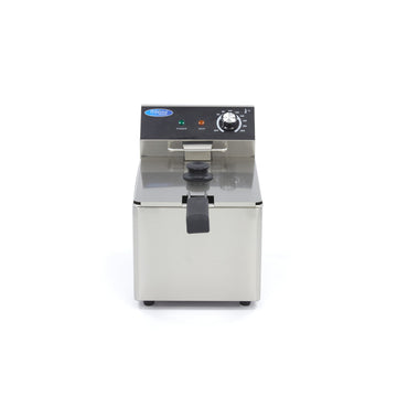 Friteuza electrica de banc, 8L, 1 cos, 230V, 3,25kW Cu aceasta friteuza de inalta