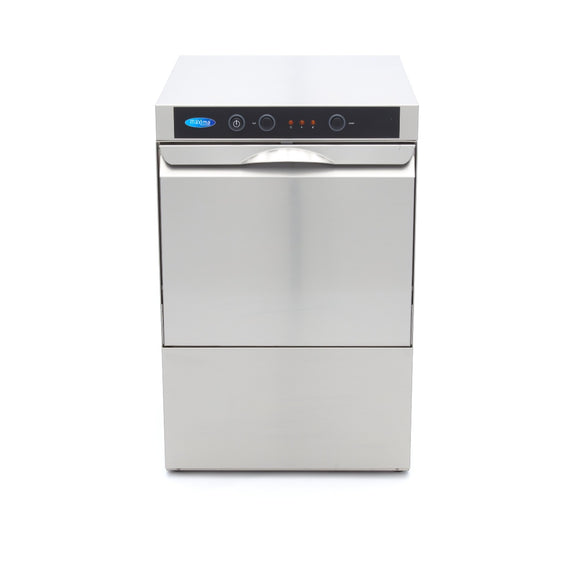 Masina de spalat vase sub blat Maxima, cos 40x40 cm, pompe evacuare, clatire si detergent, 230V, 2,85kW