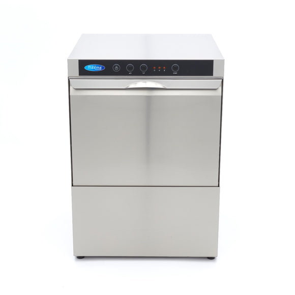 Masina de spalat vase sub blat Maxima, cos 50x50 cm, pompe evacuare, clatire si detergent, 230V, 3,56kW