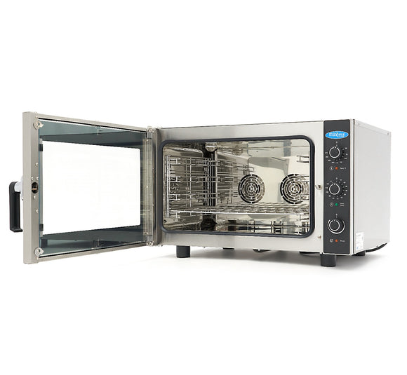 Cuptor combi steam, cap. 4 tavi (GN 1/1 / 60 x 40cm), aburi, analogic, 6,5 kW, 380V