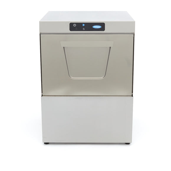 Masina de spalat vase sub blat Maxima, cos 50x50 cm, pompe evacuare, clatire si detergent, afisaj digital, 230V