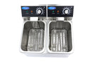 Friteuza electrica de banc 2x4L, 2 cosuri, 230V, 5kW Friteuza electrica dubla cu o